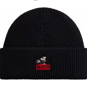 NWT Kith x Disney Mickey & Friends Mickey Mia Beanie - Black
